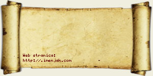 Avram Blaževac vizit kartica